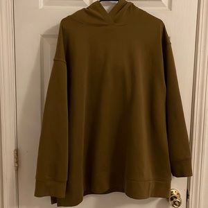 Ava & Viv Olive Hooded Sweatshirt Size 3X